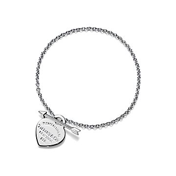 Love heart tag outlet key bracelet