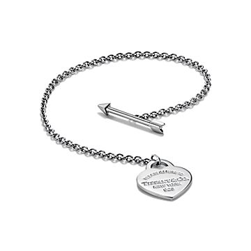 Return to Tiffany® Lovestruck Heart Tag Bracelet in Sterling