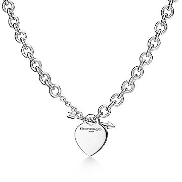 Return to Tiffany™ Heart Tag Pendant in Sterling Silver with a Diamond,  Mini | Tiffany & Co.