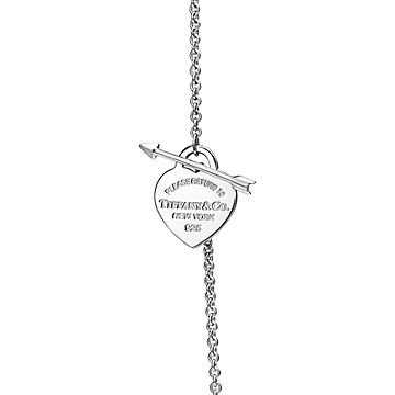 Return to Tiffany® Lovestruck Heart Tag Pendant in Silver, Small