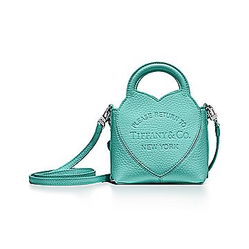 Return to Tiffany Micro Tote in Cerise Leather