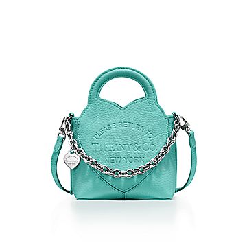 Return to Tiffany® Micro Tote Bag in Tiffany Blue® Leather