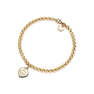 5mm Gold Copper Beaded Bracelets Women 18K Gold Plated Stacking Bracelet  Jewelry | Inox Wind