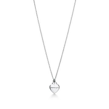 Return to Tiffany® Mini Heart Tag Pendant in Sterling Silver