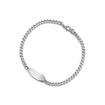 Return to Tiffany® oval I.D. bracelet in sterling silver with