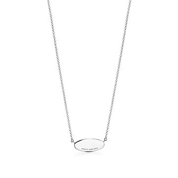 Return to Tiffany® oval I.D. pendant in 