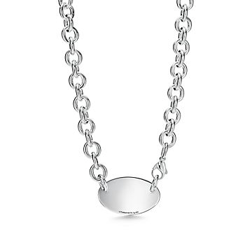 tiffany oval necklace