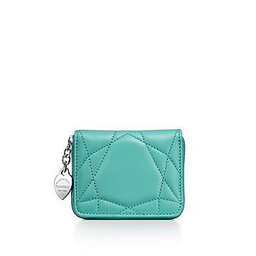 Return to Tiffany® Padded Small Wallet in Tiffany Blue