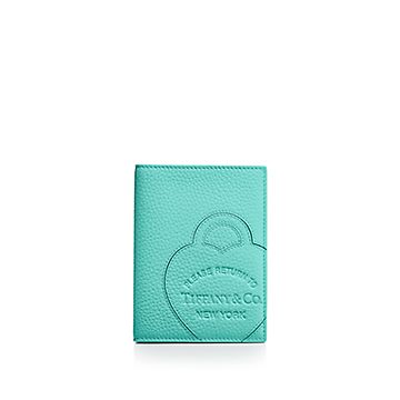 Tiffany & Co. 水色 パスポートケース ティファニー/パスポートケース