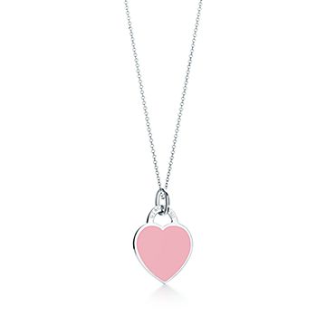 Tiffany & Co. Pink Hearts Necklace | Pink heart necklace, Return to tiffany  necklace, Heart necklace tiffany
