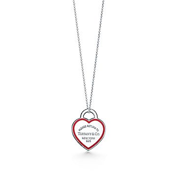 to Tiffany® Red Heart Tag Pendant 