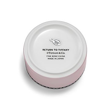Return to Tiffany™ Small Box in Morganite Pink Bone China
