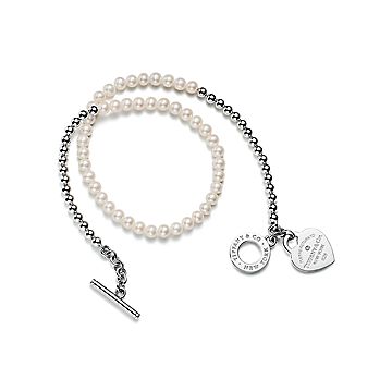 Tiffany small sale pearl bracelet