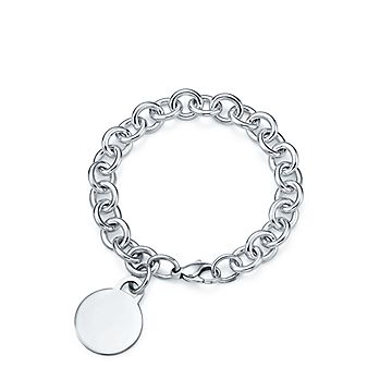 tiffany & co sterling silver charm bracelet
