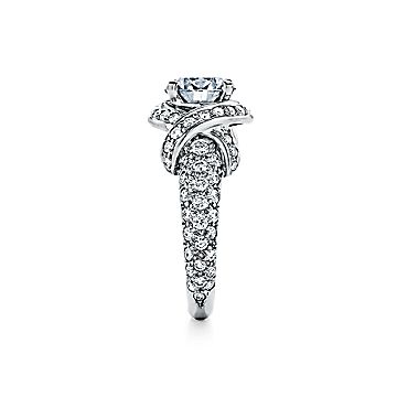 Tiffany & Co Engagement Diamond Ring Solitaire Snowball Globe NIB!