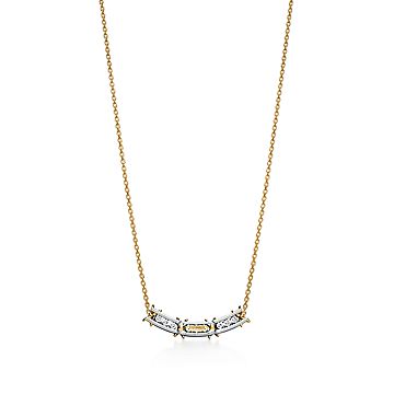 Tiffany TASCHEN/ティファニー　タッツェン Sixteen Stone by Tiffany クロス ペンダント ダイヤ プラチナ