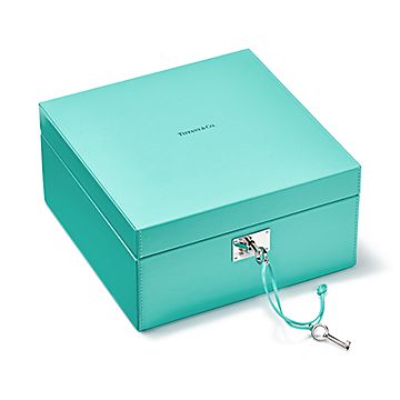 tiffany leather ring box