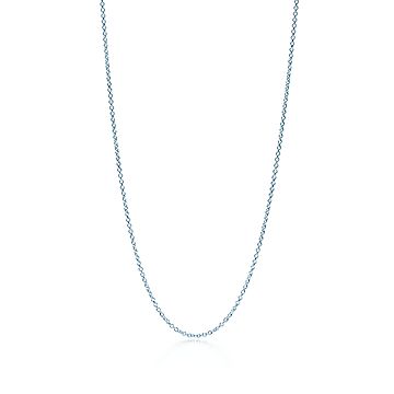 Tiffany 20 inch silver on sale chain