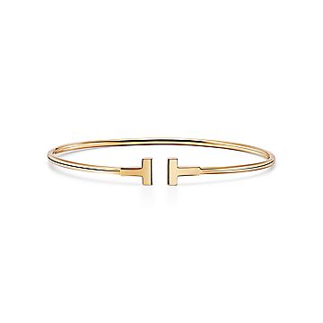 TIFFANY&Co. ティファニー Tナローワイヤーブレスレット バングル