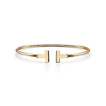ティファニー T ワイヤー ブレスレット ミディアム 18k ゴールド Tiffany Co ティファニー T ワイヤー ブレスレット ミディアム 18k ゴールド Tiffany Co