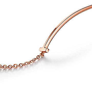 ティファニー T スマイル ブレスレット ローズゴールド | Tiffany & Co