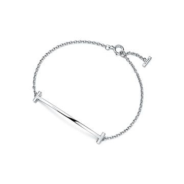 ティファニー T スマイル ブレスレット ホワイトゴールド Tiffany Co