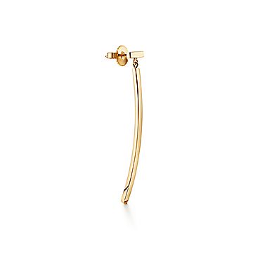 ティファニー T バー ピアス ゴールド | Tiffany & Co