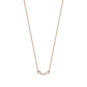 ティファニー T スマイル ペンダント ミニ ダイヤモンド 18k ローズゴールド Tiffany Co ティファニー T スマイル ペンダント ミニ ダイヤモンド 18k ローズゴールド Tiffany Co