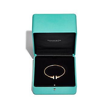 ティファニー イエローゴールド ダブルT マザーオブパール ブレスレット TIFFANY&Co. Tiffany T Circle Mother of Pearl Bracelet