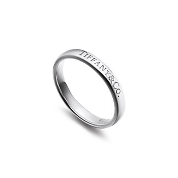 T&CO.® バンド リング プラチナ | Tiffany & Co.