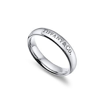T&CO.® バンド リング プラチナ | Tiffany & Co.