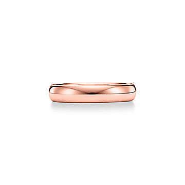 T&CO.® バンド リング ローズゴールド | Tiffany & Co