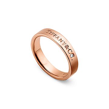 T&CO.® バンドリング ダイヤモンド ローズゴールド | Tiffany & Co.