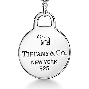 The Return to Tiffany® x Beyoncé Collection Round Tag Necklace in Silver