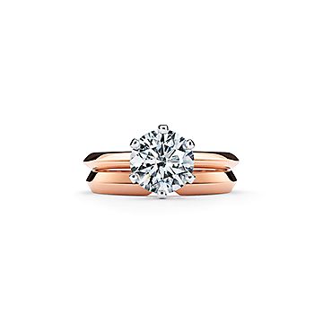 tiffany and co engagement ring rose gold