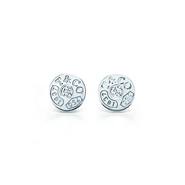 Tiffany circle sale earrings