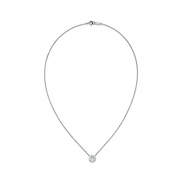Tiffany 1837® circle pendant in 18k white gold with diamonds Tiffany 1837® circle pendant in 18k white gold with diamonds