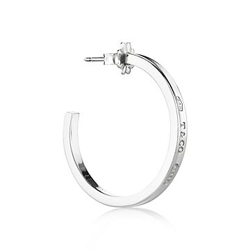 Thick Hollow Hoop Earrings – Sterling Forever