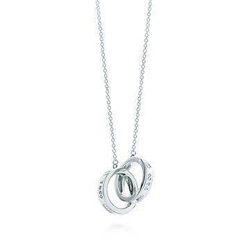 tiffany and co white gold necklace