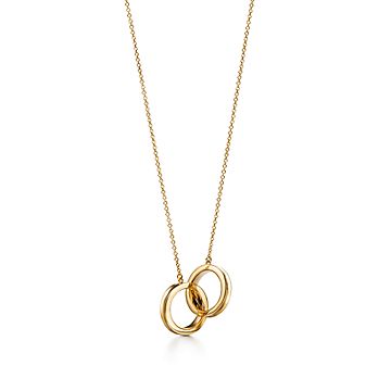 Putt）リモージュ、レオナール、St.Jhon, ティファニー,他 Tiffany 1837™ Interlocking Circles Pendant in Yellow Gold