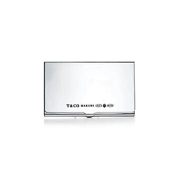 Tiffany 1837 Makers card case in sterling silver. | Tiffany & Co.
