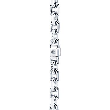 Tiffany 1837® Makers Chain Necklace in Sterling Silver and 18k Gold, 24