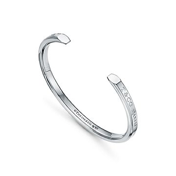 Tiffany & co deals 1837 silver cuff bracelet