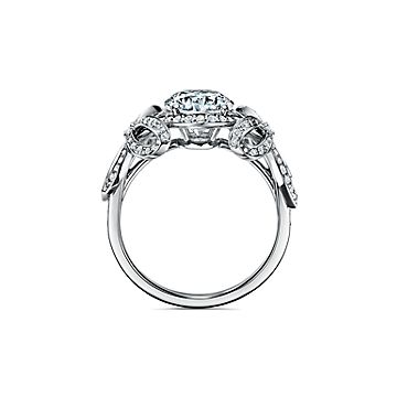 Tiffany bow ribbon on sale engagement ring price