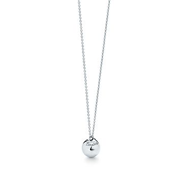 Tiffany City Hardwear Ball Pendant In Sterling Silver Co - Silver Chain With Ball Pendant Tiffany City Hardwear Ball Pendant In Sterling Silver Co - Silver Chain With Ball Pendant