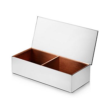 Tiffany Classic box in sterling silver with cedar lining