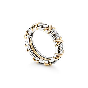 Jean Schlumberger® Sixteen Stone Diamond Ring | Tiffany & Co.