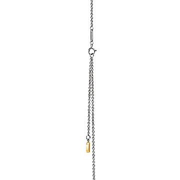 Tiffany Edge Circle Pendant in Platinum and Yellow Gold with 