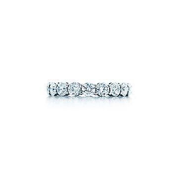 Tiffany Embrace Platinum And Diamond Band Ring Tiffany Co