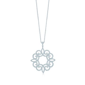 Tiffany Enchant® scroll pendant in 